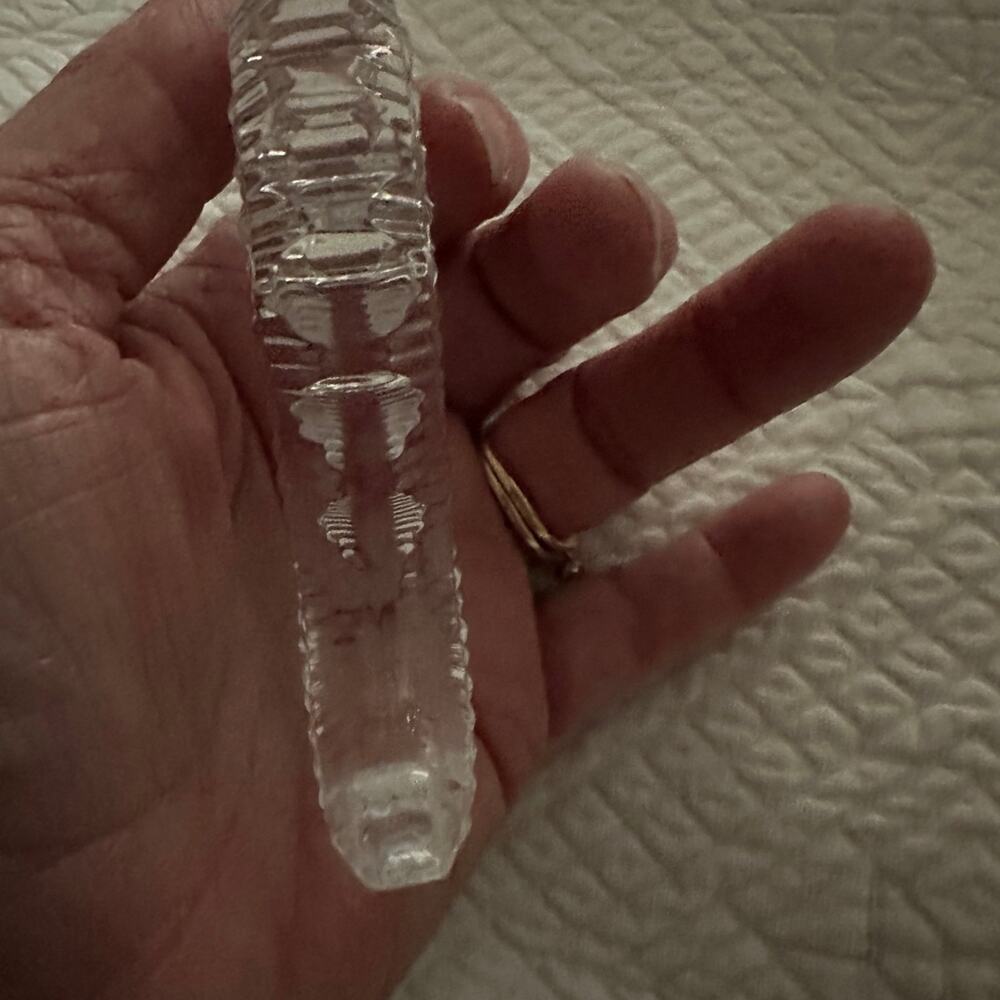 waterford‎ crystal seahorse paper weight